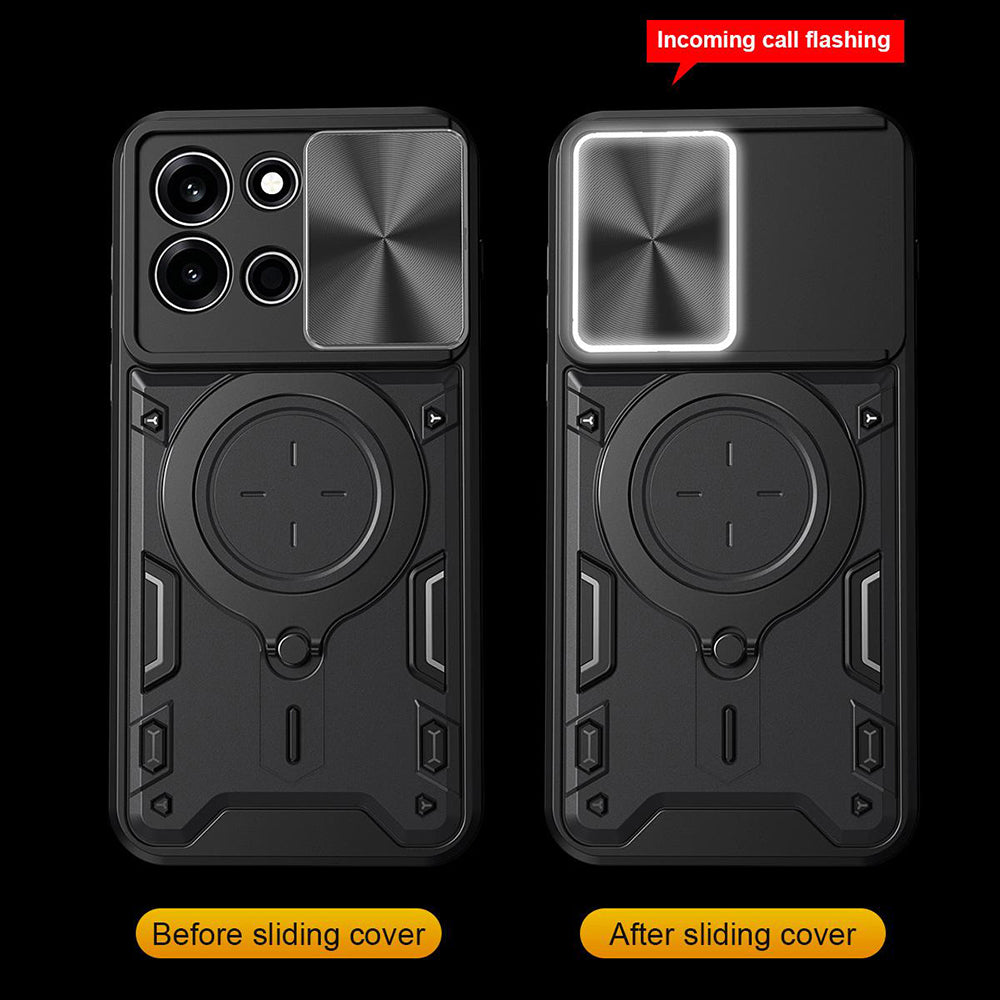 Case for Oppo A6 Pro 5G / A6 Pro 4G, Techsuit, CamGuard Pro, Rose Gold