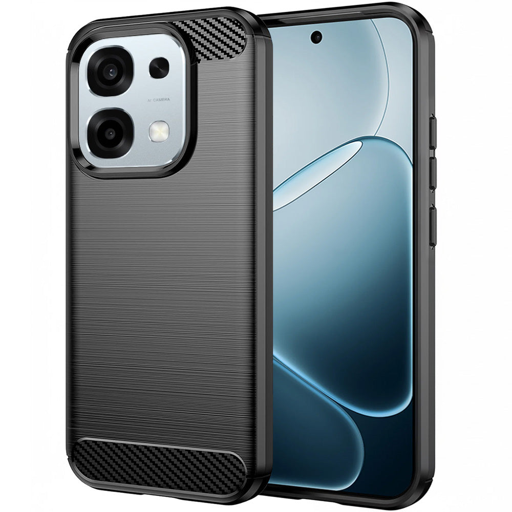Case for Oppo A6 Pro 5G / A6 Pro 4G, Techsuit, Carbon, Black