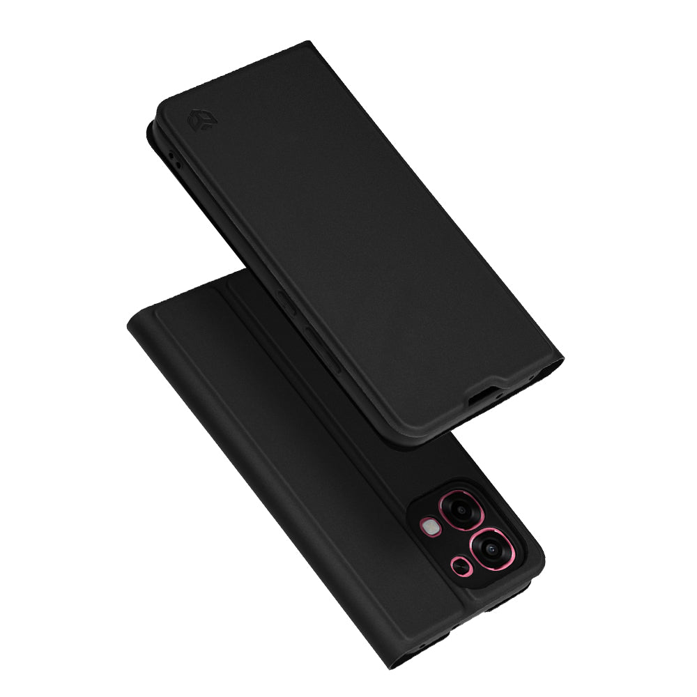 Case for Oppo A6 Pro 5G / A6 Pro 4G, Techsuit, Magskin Book, Black