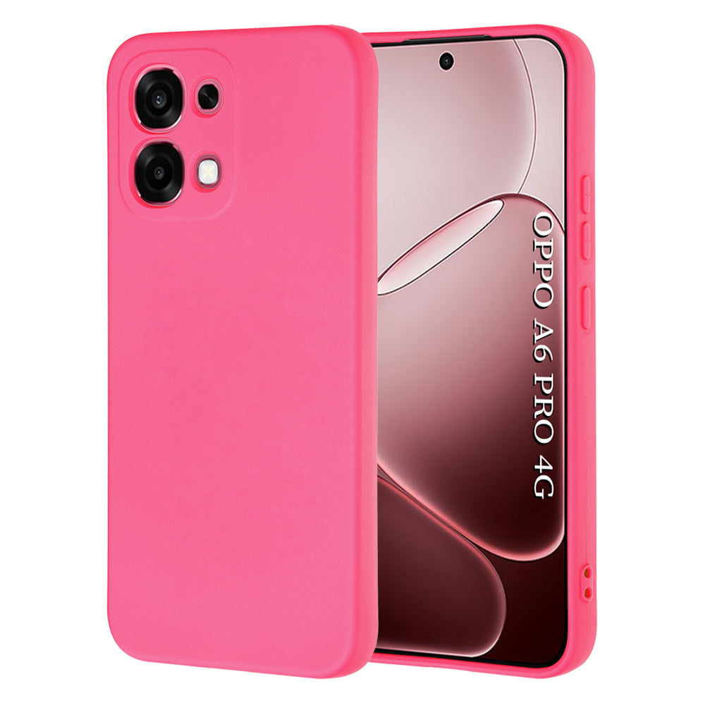 Hülle für Oppo A6 Pro 5G / A6 Pro 4G, Techsuit, SoftFlex, Dunkelrosa