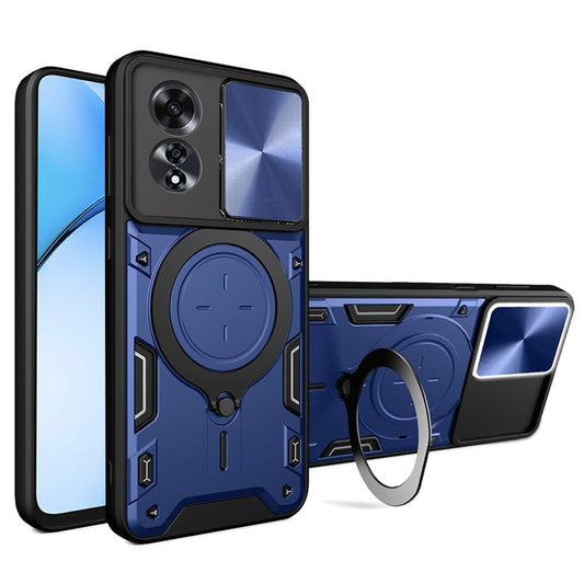 Hülle für Oppo A60, Techsuit, CamGuard Pro, Blau