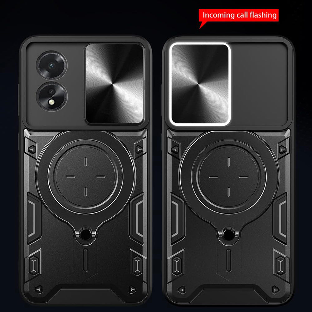 Hülle für Oppo A60, Techsuit, CamGuard Pro, Blau