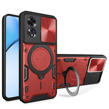 Hülle für Oppo A60, Techsuit, CamGuard Pro, Rot