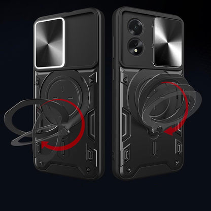 Hülle für Oppo A60, Techsuit, CamGuard Pro, Rot