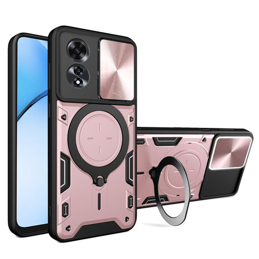 Hülle für Oppo A60, Techsuit, CamGuard Pro, Roségold