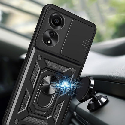 Hülle für Oppo A60, Techsuit, CamShield, Schwarz