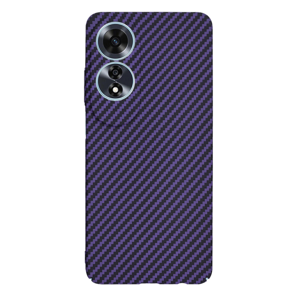 Hülle für Oppo A60, Techsuit, Carbonite FiberShell, Lila