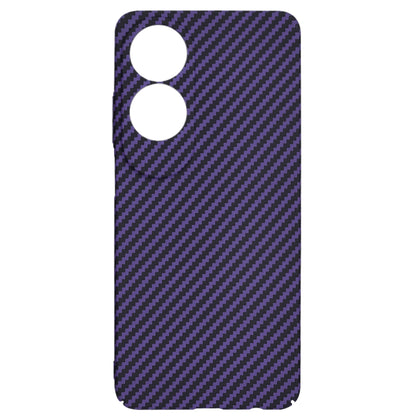 Hülle für Oppo A60, Techsuit, Carbonite FiberShell, Lila