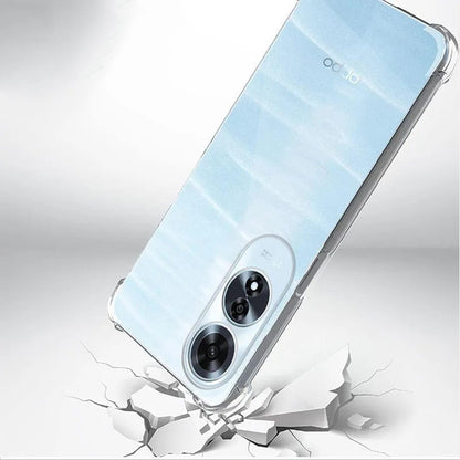 Hülle für Oppo A60, Techsuit, stoßfest klar, transparent