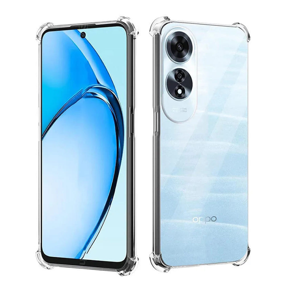 Hülle für Oppo A60, Techsuit, stoßfest klar, transparent