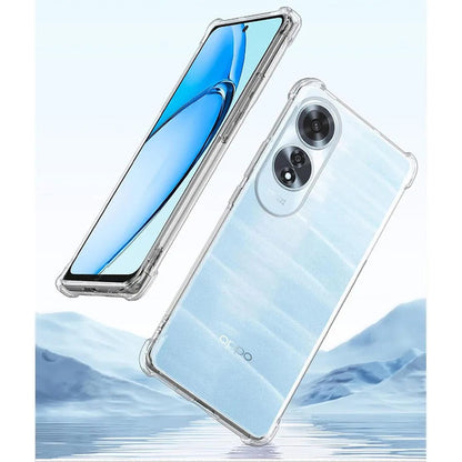 Hülle für Oppo A60, Techsuit, stoßfest klar, transparent