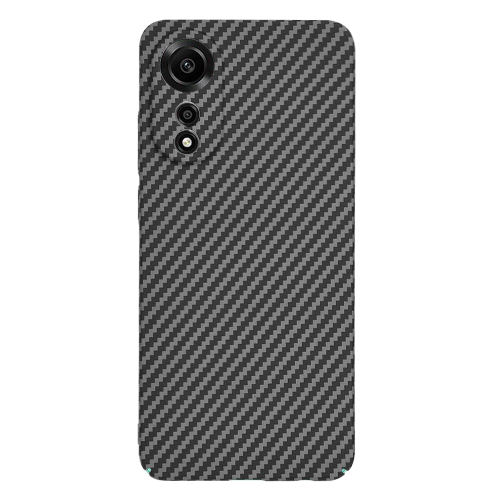 Hülle für Oppo A78 4G, Techsuit, Carbonite FiberShell, Schwarz