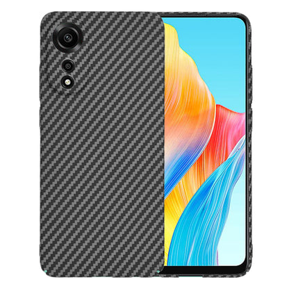 Hülle für Oppo A78 4G, Techsuit, Carbonite FiberShell, Schwarz