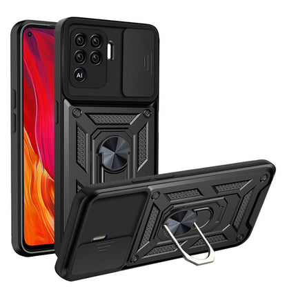Hülle für Oppo A94 / Reno5 Lite, Techsuit, CamShield, Schwarz