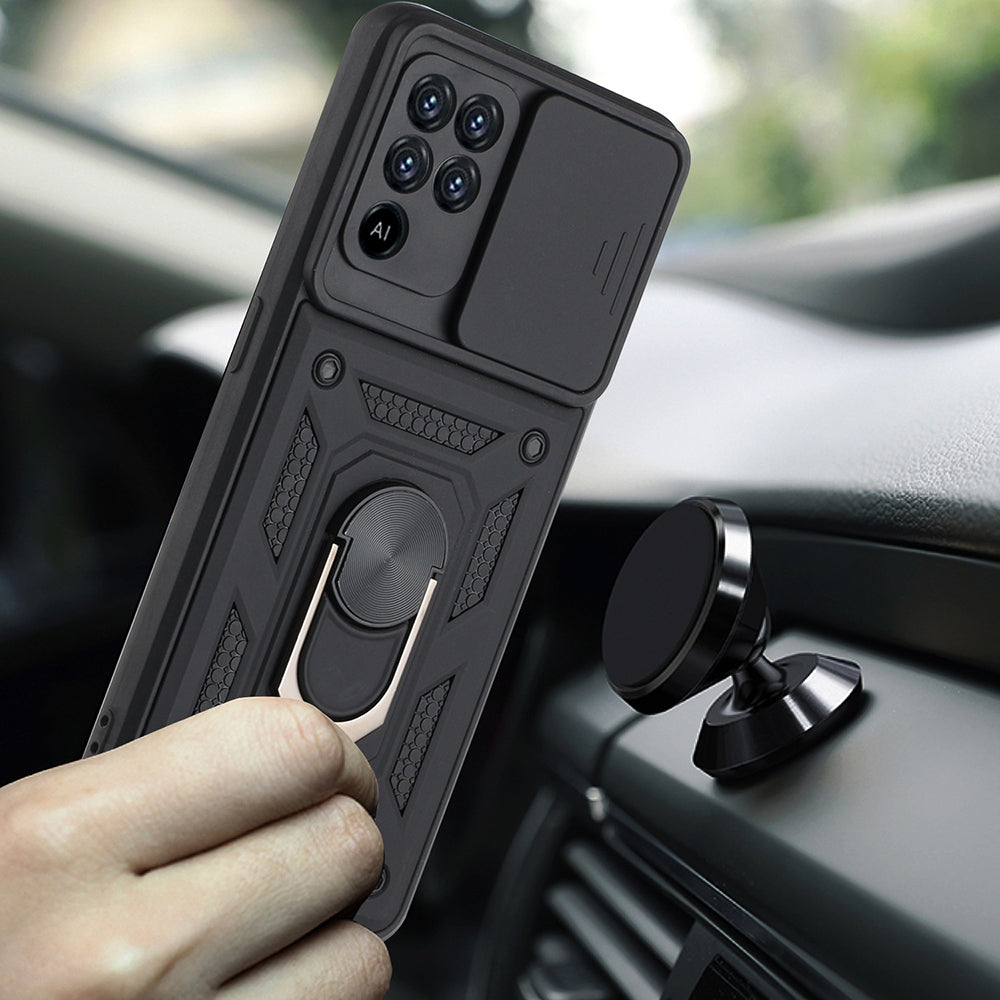 Hülle für Oppo A94 / Reno5 Lite, Techsuit, CamShield, Schwarz