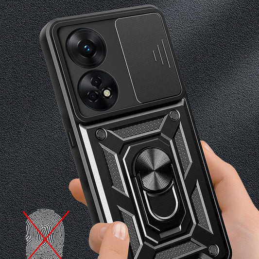 Hülle für Oppo A98, Techsuit, CamShield, Schwarz