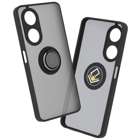 Hülle für Oppo A98, Techsuit, Glinth, Schwarz