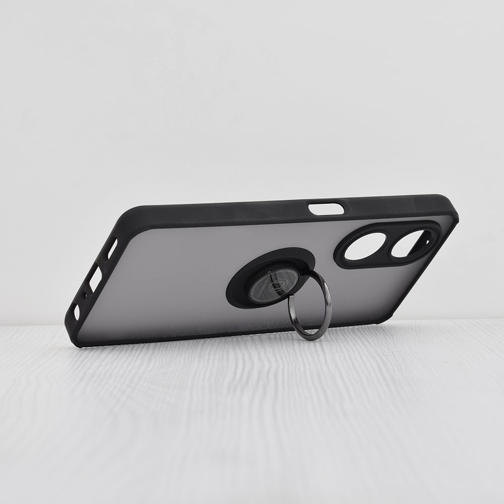 Hülle für Oppo A98, Techsuit, Glinth, Schwarz