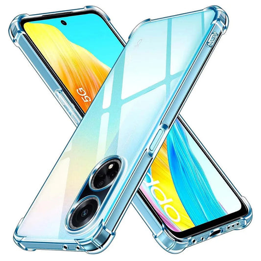 Hülle für Oppo A98, Techsuit, stoßfest klar, transparent