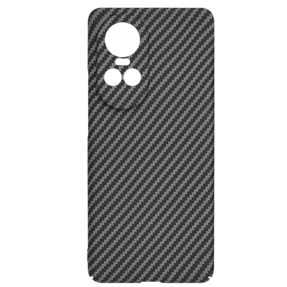 Hülle für Oppo Reno10 / Reno10 Pro, Techsuit, Carbonite FiberShell, Schwarz