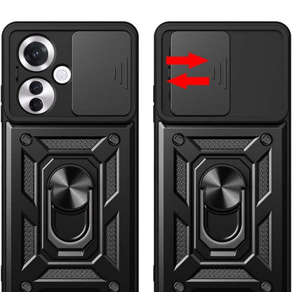 Hülle für Oppo Reno11 F, Techsuit, CamShield, Schwarz