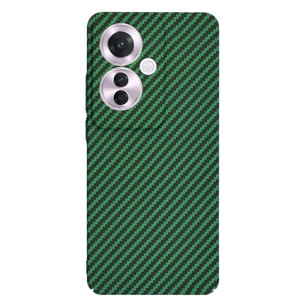 Hülle für Oppo Reno11 F, Techsuit, Carbonite FiberShell, Grün