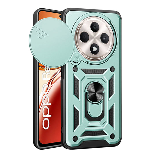 Hülle für Oppo Reno12 FS 5G / Reno12 FS 4G / Reno12 F 4G / Reno12 F, Techsuit, CamShield, Grün