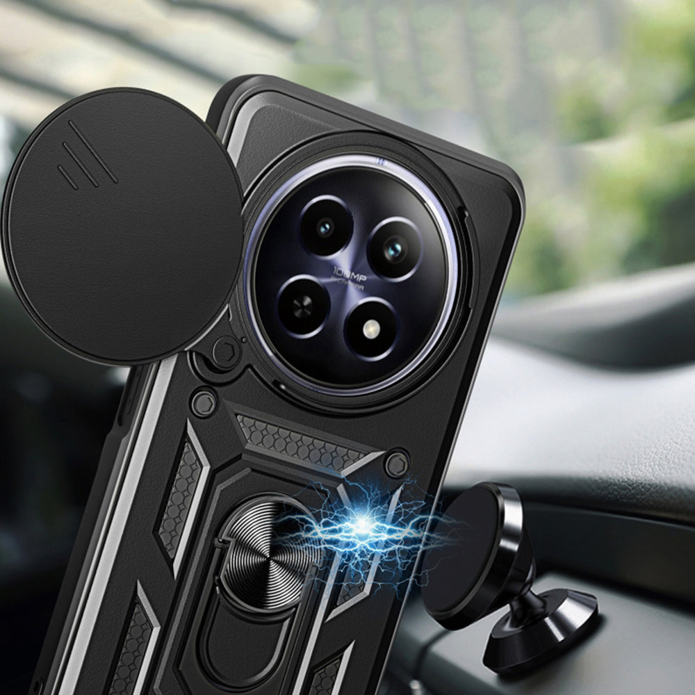 Hülle für Oppo Reno12 FS 5G / Reno12 FS 4G / Reno12 F 4G / Reno12 F, Techsuit, CamShield, Grün