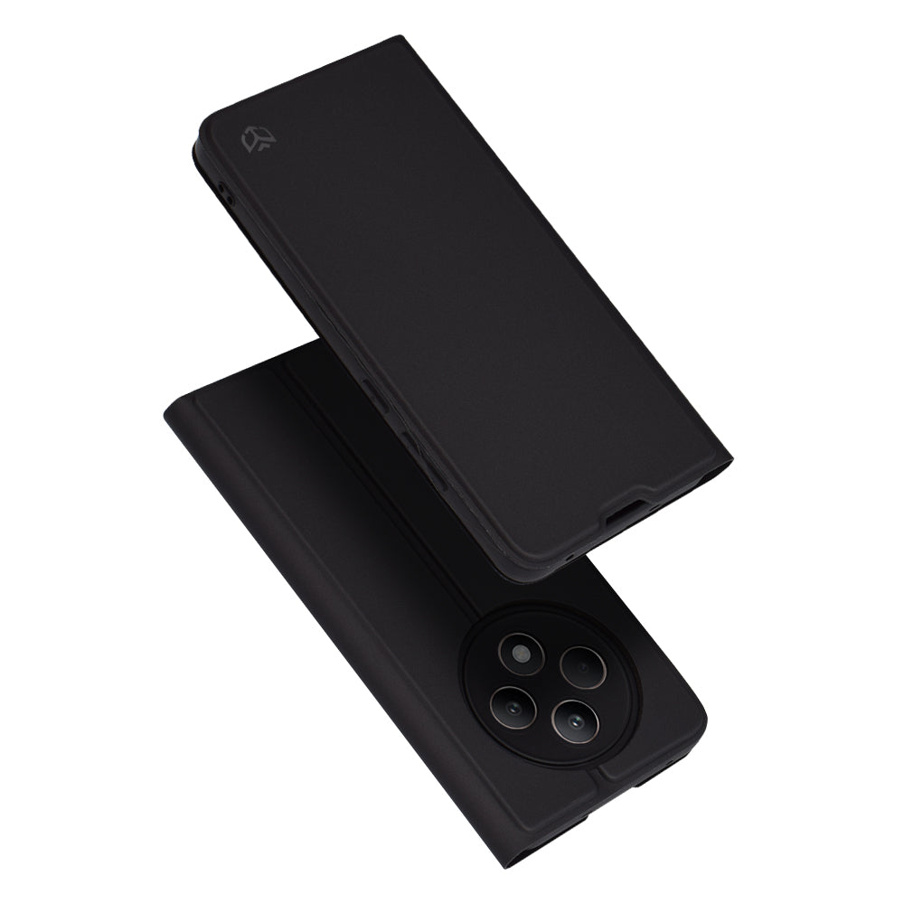 Hülle für Oppo Reno12 FS 5G / Reno12 FS 4G / Reno12 F 4G / Reno12 F, Techsuit, Magskin Book, Schwarz