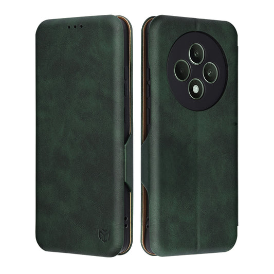 Case for Oppo Reno12 FS 5G / Reno12 FS 4G / Reno12 F 4G / Reno12 F, Techsuit, Safe Wallet Plus, Green