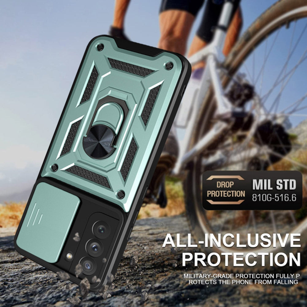 Hülle für Oppo Reno12 Pro, Techsuit, CamShield, Schwarz