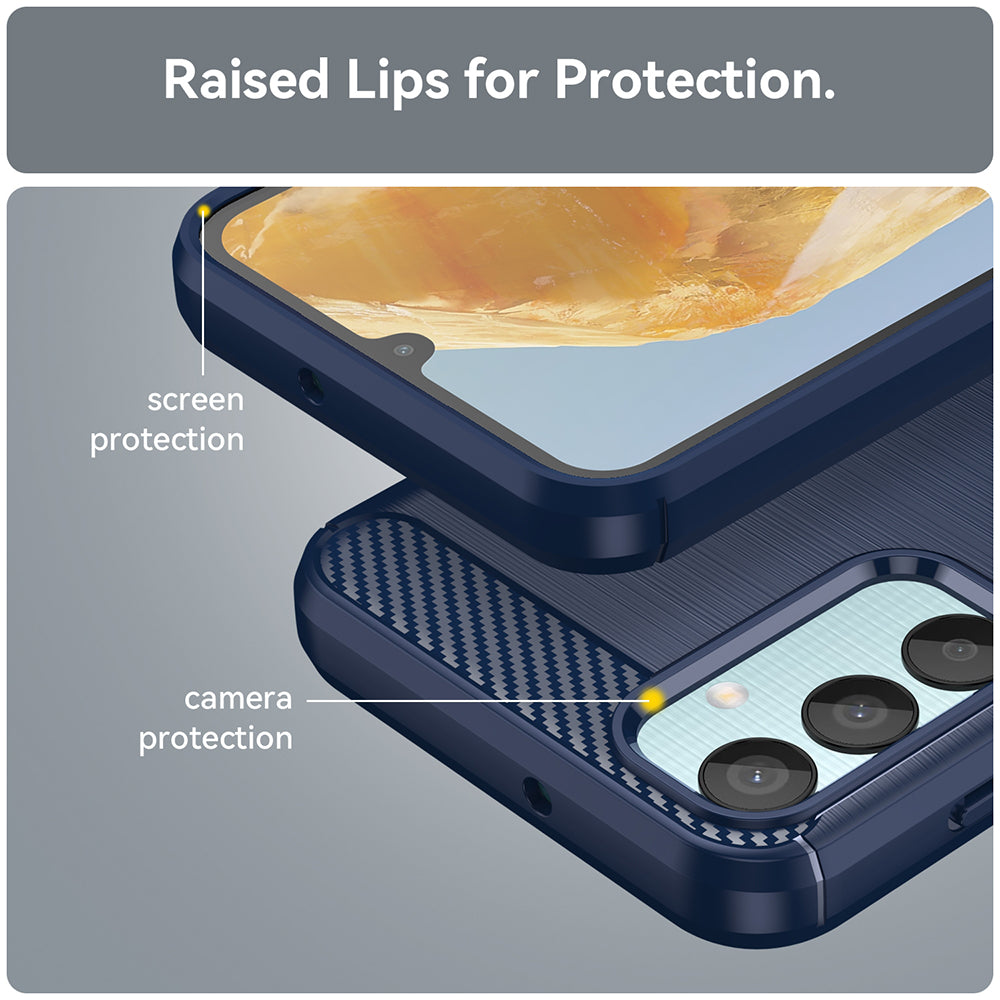 Case for Oppo Reno12 Pro, Techsuit, Carbon, Black
