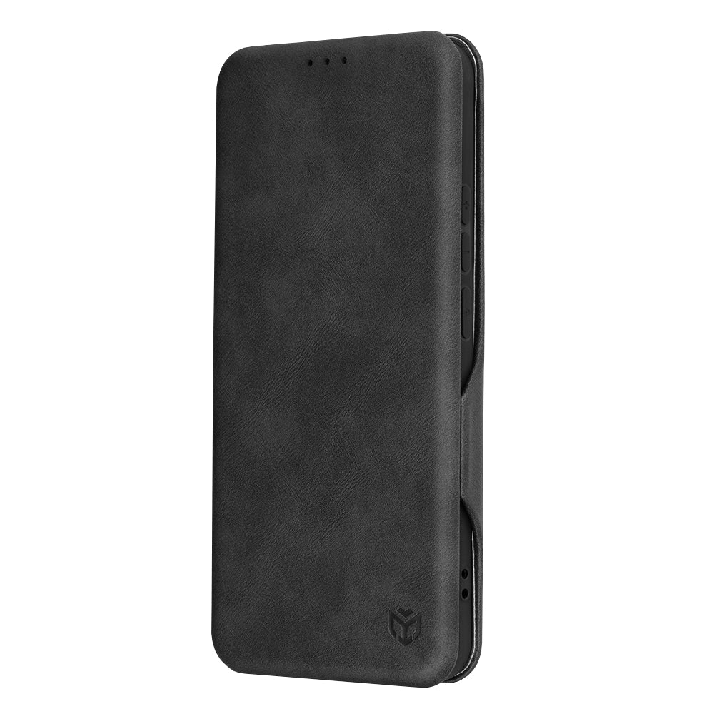 Hülle für Oppo Reno12 Pro, Techsuit, Safe Wallet Plus, Schwarz