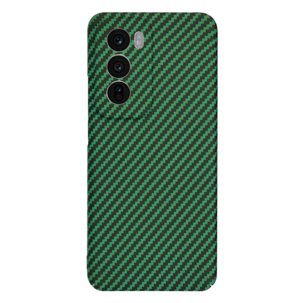 Case for Oppo Reno12, Techsuit, Carbonite FiberShell, Green