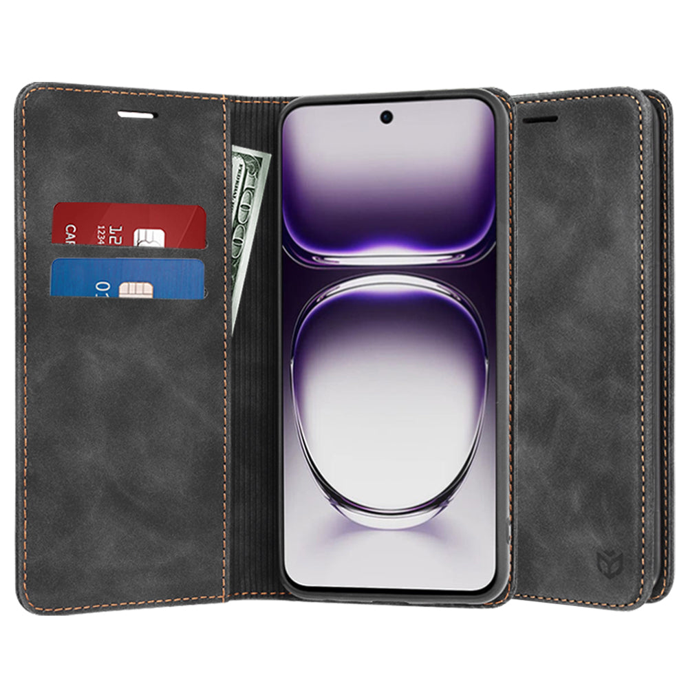 Hülle für Oppo Reno12, Techsuit, Confy, Schwarz