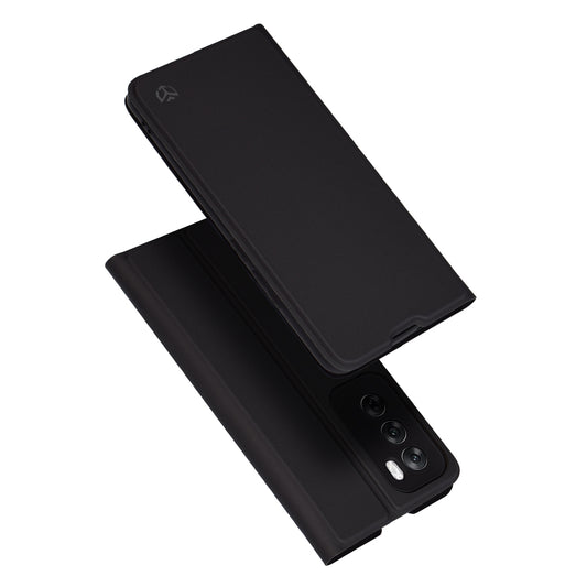 Case for Oppo Reno12, Techsuit, Magskin Book, Black