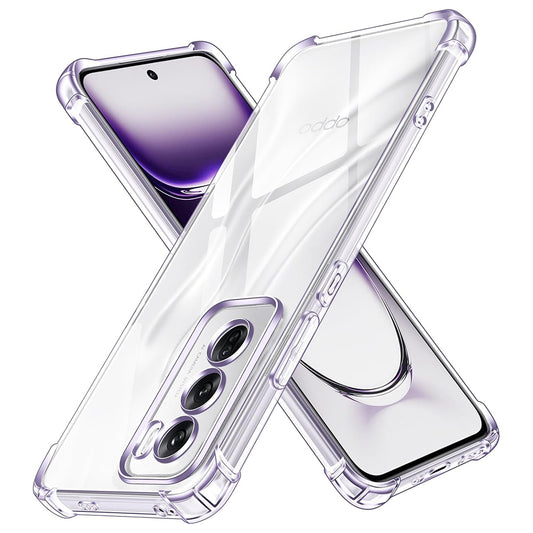 Hülle für Oppo Reno12, Techsuit, stoßfest klar, transparent