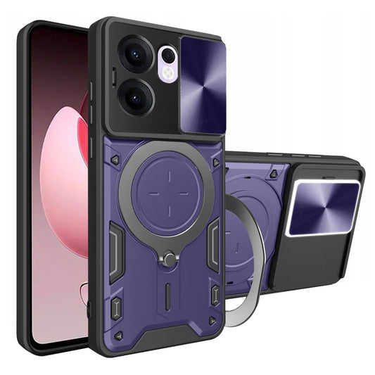 Case for Oppo Reno13 FS 5G / Reno13 F 4G / Reno13 F, Techsuit, CamGuard Pro, Purple