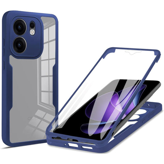 Hülle für Oppo Reno13 FS 5G / Reno13 F 4G / Reno13 F, Techsuit, ColorVerse 360, Blau