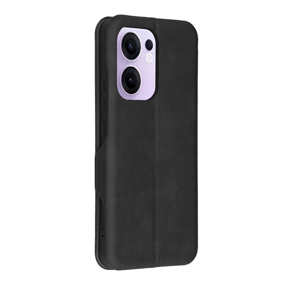 Hülle für Oppo Reno13 FS 5G / Reno13 F 4G / Reno13 F, Techsuit, Safe Wallet Plus, Schwarz