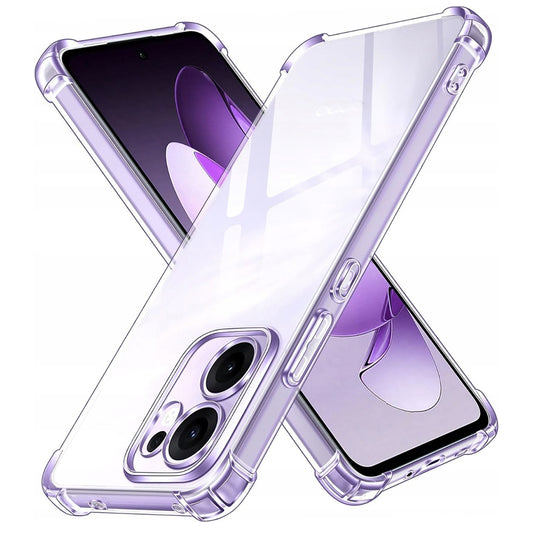 Hülle für Oppo Reno13 FS 5G / Reno13 F 4G / Reno13 F, Techsuit, stoßfest klar, transparent