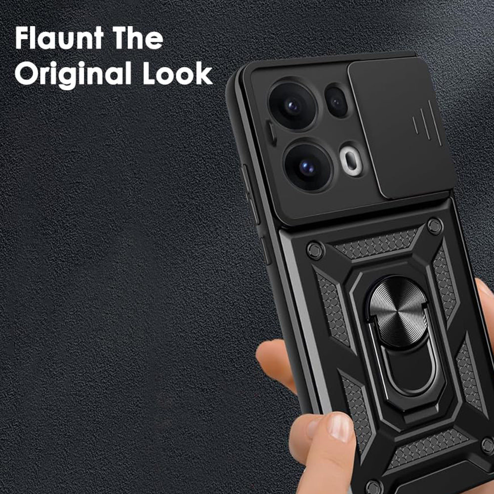 Hülle für Oppo Reno13 Pro, Techsuit, CamShield, Blau