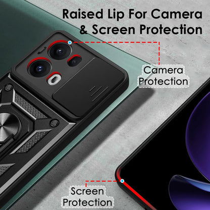 Hülle für Oppo Reno13 Pro, Techsuit, CamShield, Blau