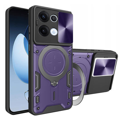 Hülle für Oppo Reno13, Techsuit, CamGuard Pro, Lila