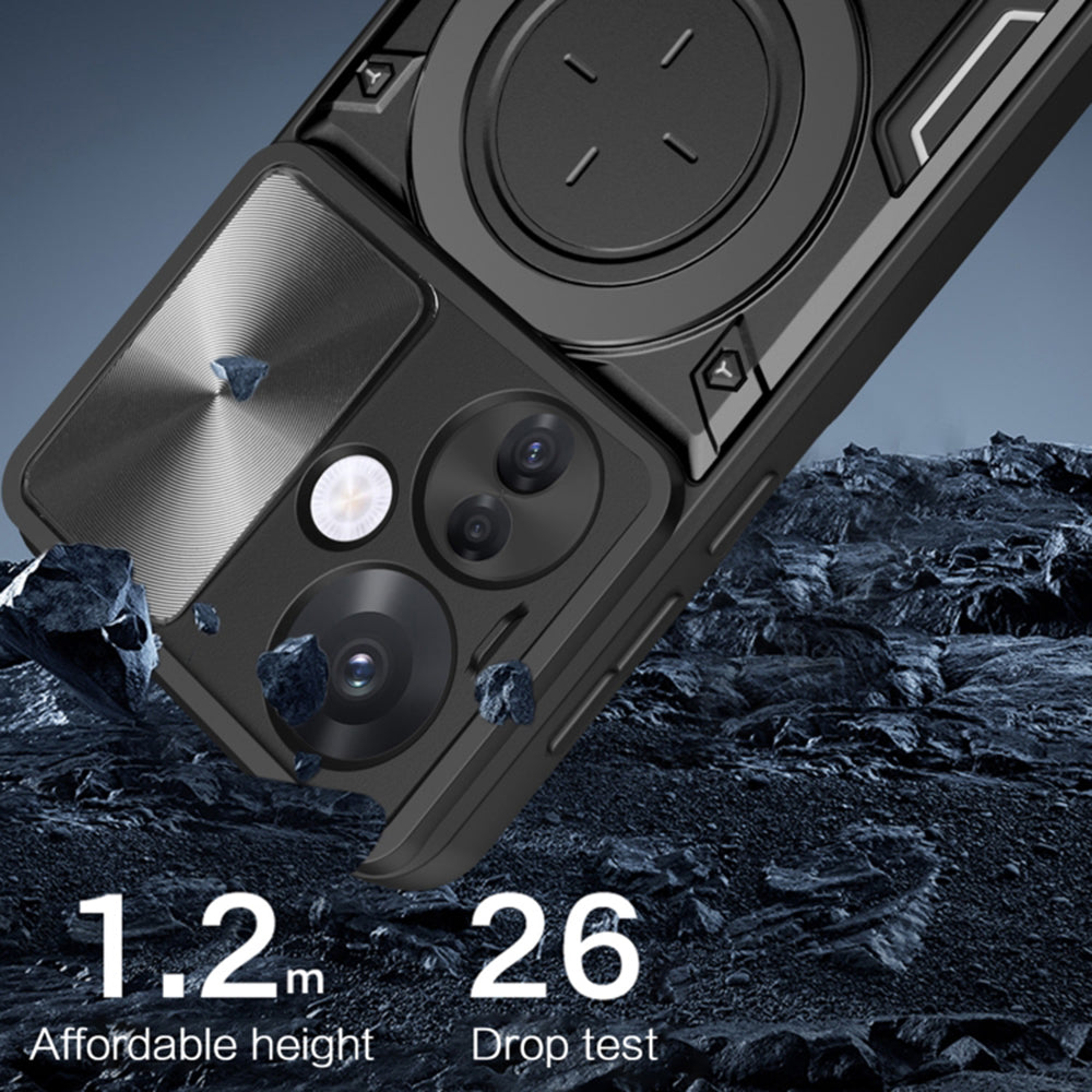 Hülle für Oppo Reno13, Techsuit, CamGuard Pro, Lila
