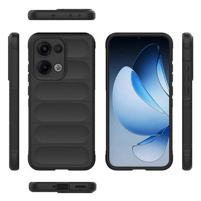 Hülle für Oppo Reno13, Techsuit, Magic Shield, Schwarz