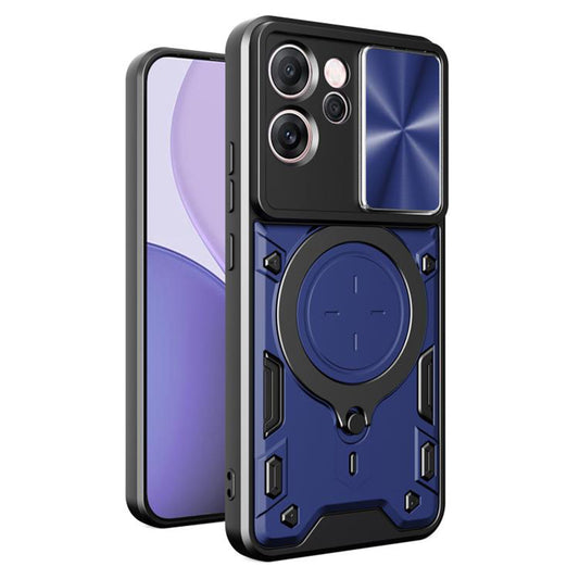 Hülle für Oppo Reno14 FS 5G / Reno14 F, Techsuit, CamGuard Pro, Blau