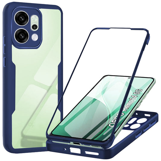 Hülle für Oppo Reno14, Techsuit, ColorVerse 360, Blau
