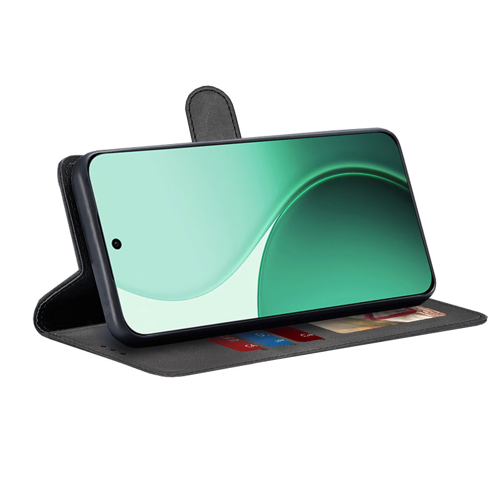 Hülle für Oppo Reno14, Techsuit, Diary Book, Schwarz