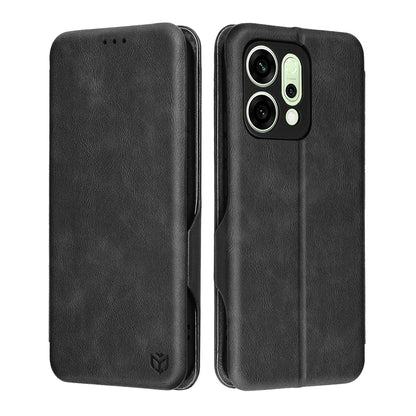 Hülle für Oppo Reno14, Techsuit, Safe Wallet Plus, Schwarz